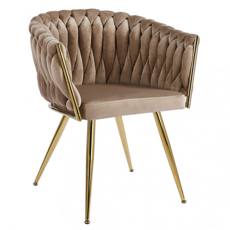 Chaise Widny Golden Velours