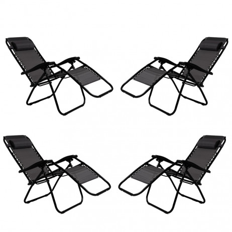 Pack 4 Chaises Longues Chilin