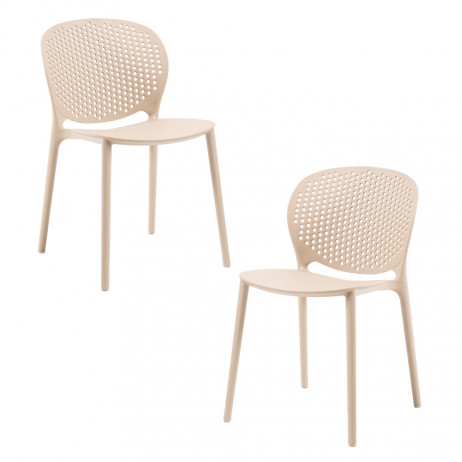Pack 2 Chaises Brandi