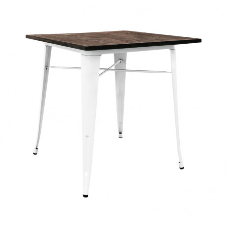 Table Mel Carrée Bois 80 cm