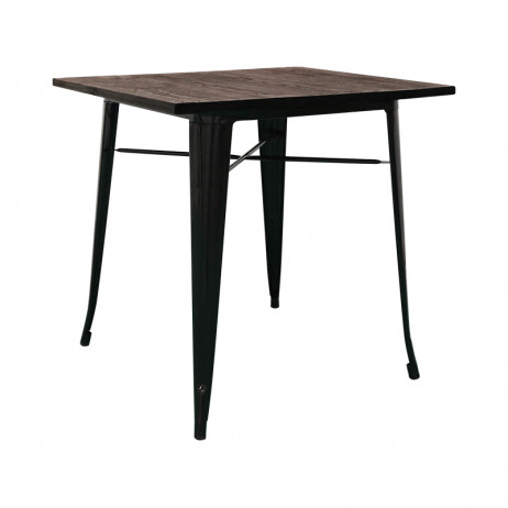 Table Mel Carrée Bois 80 cm