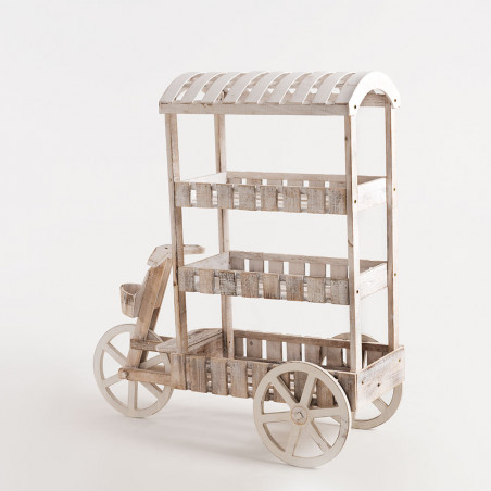 Chariot Candy Bar Peach Blanc vieilli - Chariots Candy Bar