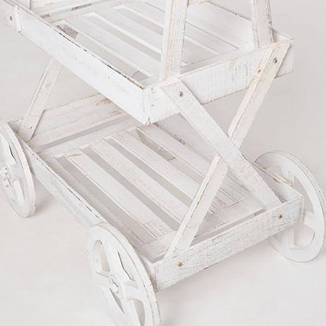 Chariot Candy Bar Cloud Blanc vieilli - Chariots Candy Bar