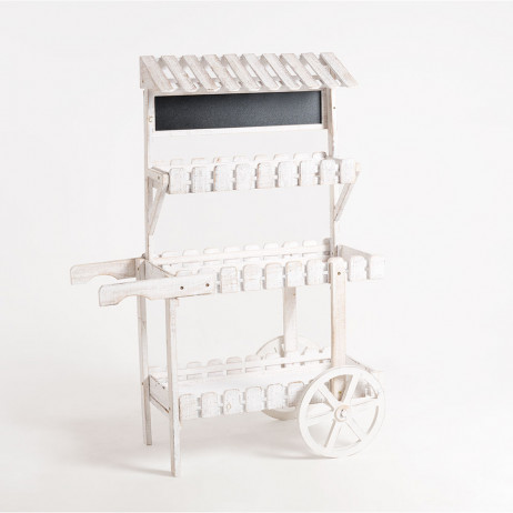 Chariot Candy Bar Kiwi Blanc vieilli - Chariots Candy Bar