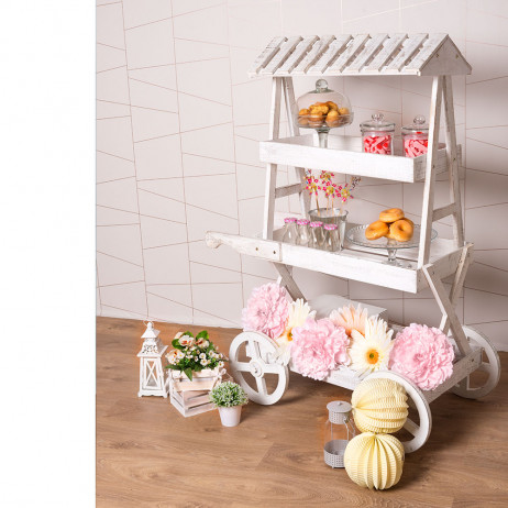 Chariot Candy Bar Cloud Blanc vieilli - Chariots Candy Bar