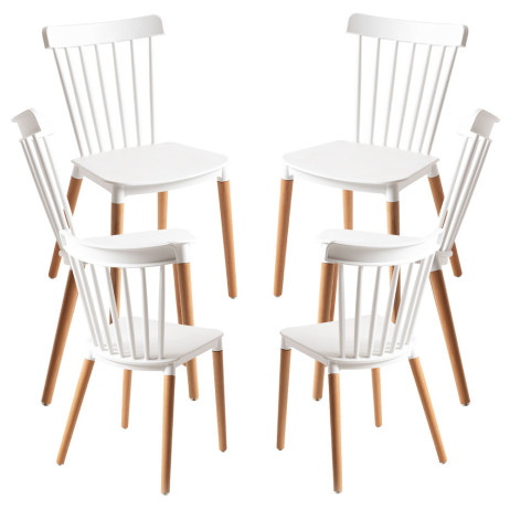Pack 6 Chaises Leka