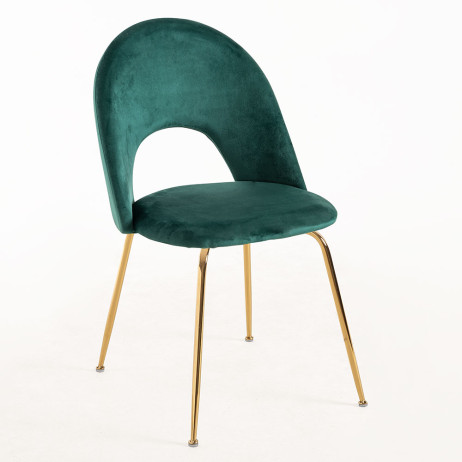 Chaise Dawa Gold Velours