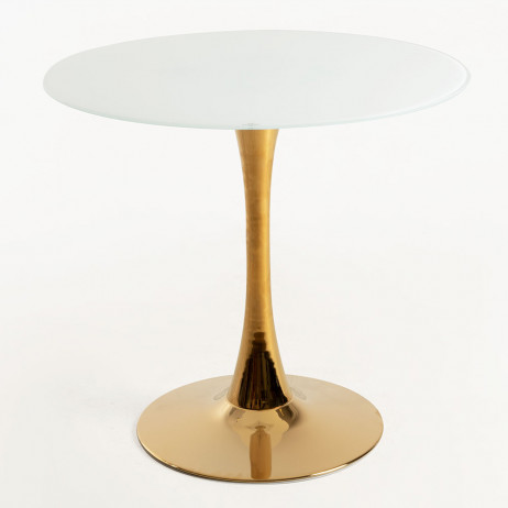 Table Kolio Cristal 80 cm Golden