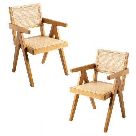Pack 2 Chaises Holz Bois