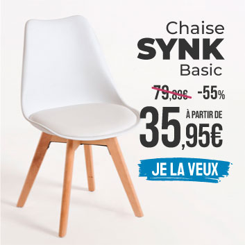Avec cette offre intérieure, vous ne pouvez pas résister: Chaise Synk Basic