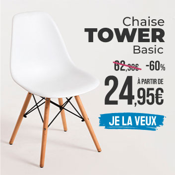Avec cette offre intérieure, vous ne pouvez pas résister: Chaise Tower Basic