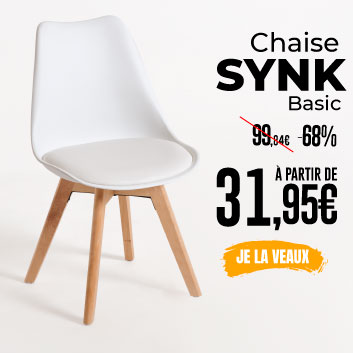 Avec cette offre intérieure, vous ne pouvez pas résister: Chaise Synk Basic