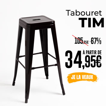 Avec cette offre intérieure, vous ne pouvez pas résister: Tabouret Mel Haut