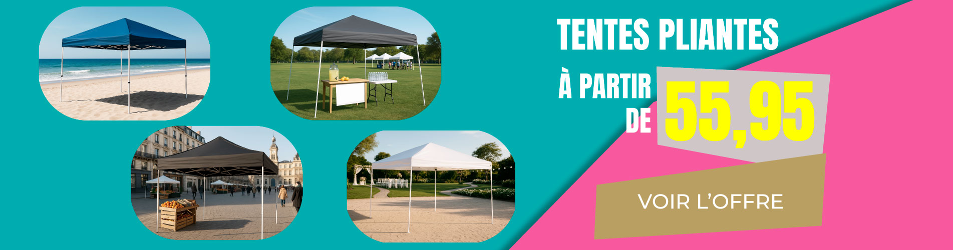 Promotion Tentes Pliantes  - Cadeaux Miguel 